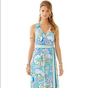 Lilly Pulitzer- Villa V-Neck Printed Maxi Dress